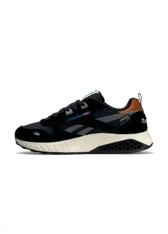 Кросівки чоловічі Reebok Classic Leather Hexalite Black Grey Beige 43(27см) ( A3542) - Фото 1 Кросівки чоловічі Reebok Classic Leather Hexalite Black Grey Beige 43(27см) ( A3542) - зображення 1
