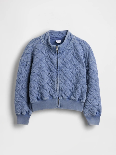 Легкая детская стеганая куртка GAP 1161378694 (Голубой XL) на рост 150 см - изображение 4