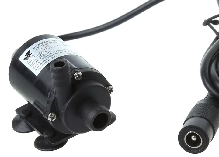 Насос циркуляційний 12 в 19W 800 л/г 5 м штуцер безщітковий ГВП гаряча вода до 100°C - изображение 2