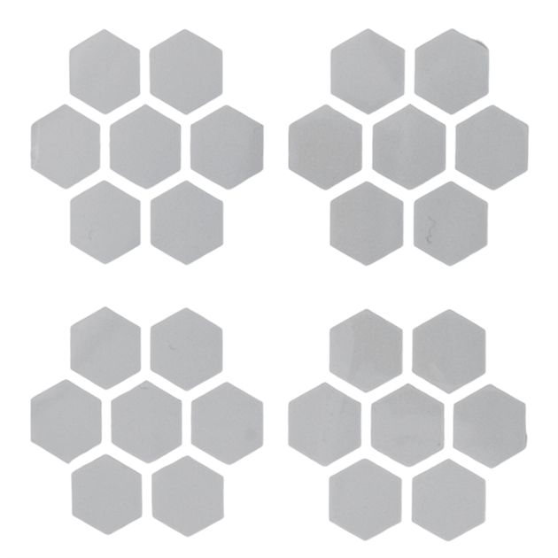 Светоотражающие термопатчи «Hexagon» 4шт термопатчи для одежды — повышение видимости и безопасности в сумерках - Фото 2 Светоотражающие термопатчи «Hexagon» 4шт термопатчи для одежды — повышение видимости и безопасности в сумерках - изображение 2
