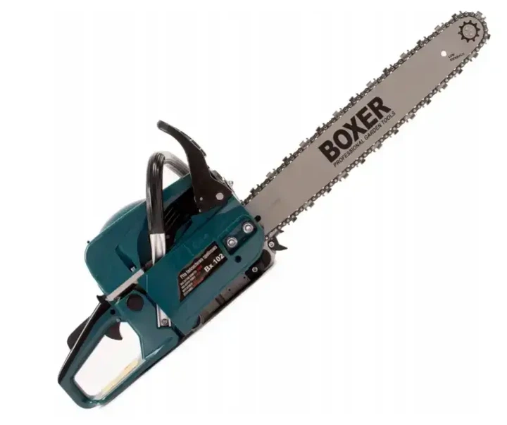 Бензопила BOXER BX-102 шина 2шт 45 см Бак 0,55 л Двигун 2-тактний 52 см³ - изображение 2