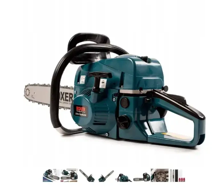 Бензопила BOXER BX-102 шина 2шт 45 см Бак 0,55 л Двигун 2-тактний 52 см³ - изображение 5