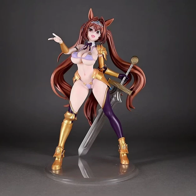 Аніме фігурка Daiwa Scarlet 25 см з гри Uma Musume Pretty Derby, Конячки дербі - Дайва Скарлет, в коробці - изображение 4
