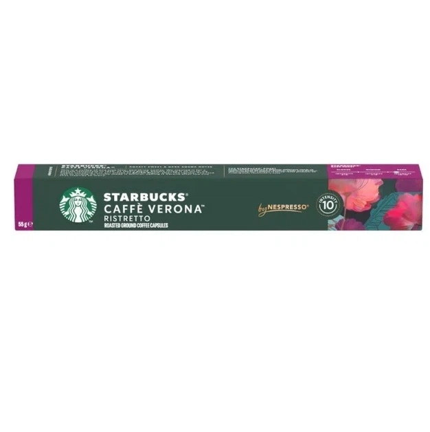 Кофе в капсулах Starbucks by Nespresso Caffè Verona для Nespresso Original 10 шт., алюминиевые капсулы - Фото 1 Кофе в капсулах Starbucks by Nespresso Caffè Verona для Nespresso Original 10 шт., алюминиевые капсулы - изображение 1
