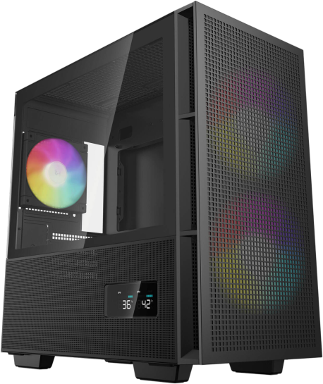 Корпус DeepCool CH360 Digital ARGB Black (R-CH360-BKAPE3D-G-1) - зображення 2