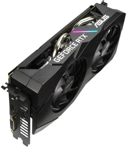 Видеокарта GeForce RTX 2060 6GB Asus Dual Evo OC (DUAL-RTX2060-O6G-EVO) Б/У - Фото 2 Видеокарта GeForce RTX 2060 6GB Asus Dual Evo OC (DUAL-RTX2060-O6G-EVO) Б/У - изображение 2