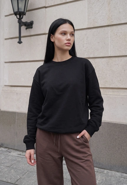 Женский Свитшот Стаф Зи Кин Серый Оверсайз Худи Staff Zy Kin Oversize S (401614) - Фото 2 Женский Свитшот Стаф Зи Кин Серый Оверсайз Худи Staff Zy Kin Oversize S (401614) - изображение 2