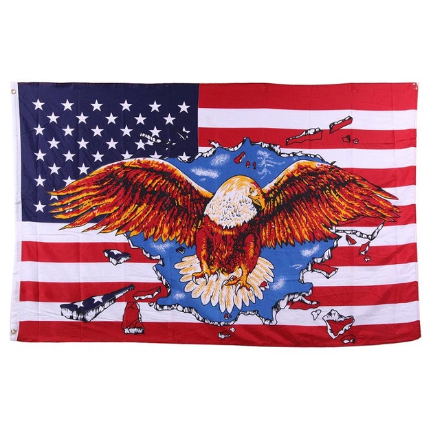 Флаг Fostex USA Eagle 100 × 150 см - Фото 1 Флаг Fostex USA Eagle 100 × 150 см - изображение 1