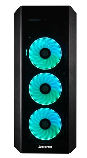 Корпус Chieftec SCORP 3 W GL-03B-UC-OP Black (GL-03B-UC-OP) - Фото 2 Корпус Chieftec SCORP 3 W GL-03B-UC-OP Black (GL-03B-UC-OP) - зображення 2