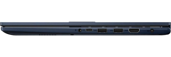 Ноутбук ASUS 15.6 Vivobook R1504VA FHD IPS 60Hz/Intel Core i3-1315U/8GB/512 SSD/Intel UHD Graphics/DOS/Blue (R1504VA-BQ477) - Фото 8 Ноутбук ASUS 15.6 Vivobook R1504VA FHD IPS 60Hz/Intel Core i3-1315U/8GB/512 SSD/Intel UHD Graphics/DOS/Blue (R1504VA-BQ477) - изображение 8