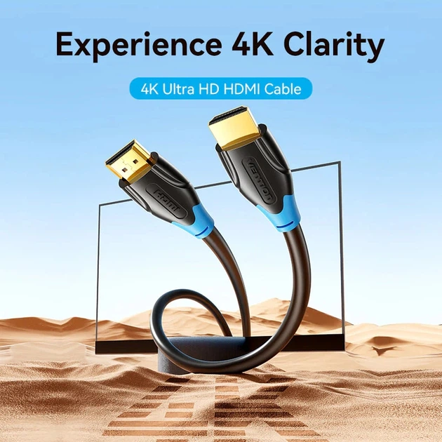Кабель HDMI M - M, 1.5м, V2.0, 4K 60Гц PVC Vention - изображение 3