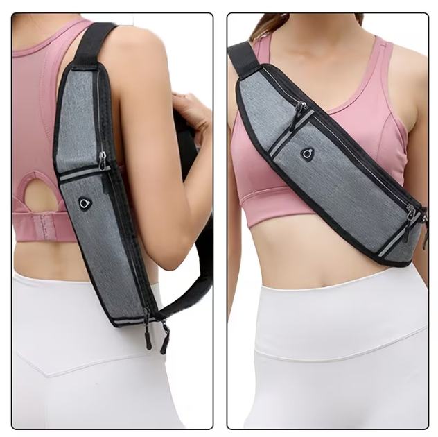 Многофункциональная спортивная поясная сумка для активного отдыха, Crossbody Bag, ткань Оксфорд - изображение 3