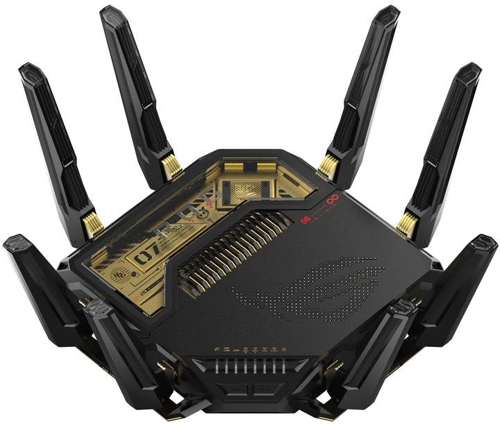 Маршрутизатор ASUS ROG Rapture GT-BE98 Edition 20 (90IG08F0-MO9A3V) - Фото 1 Маршрутизатор ASUS ROG Rapture GT-BE98 Edition 20 (90IG08F0-MO9A3V) - изображение 1