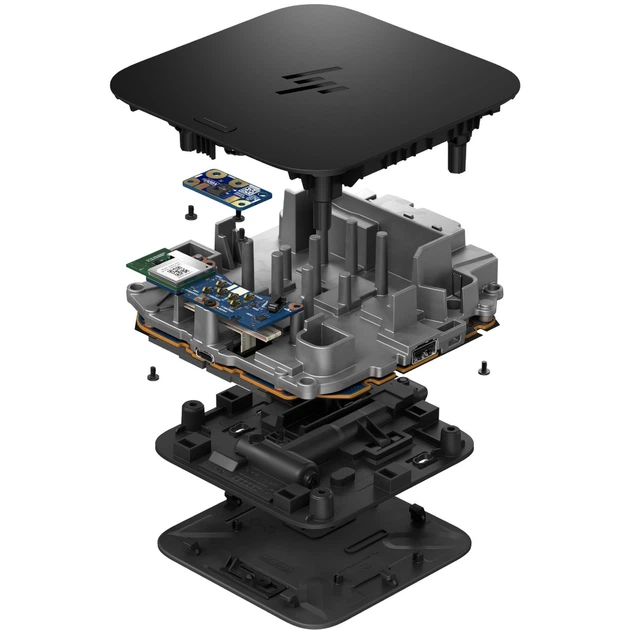 Док-станція - хаб HP G6 Type-C Dock (HDMI / USB 3.1x3 / Type-C / DPx2 / RJ45) BS7S5AA чорна - изображение 6