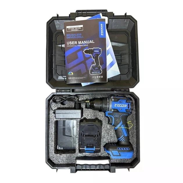 Шуруповерт аккумуляторный Zegor CDF-21BL - Фото 3 Шуруповерт аккумуляторный Zegor CDF-21BL - изображение 3