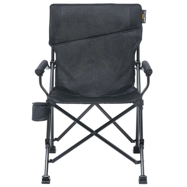 Кресло складное Uquip Roxy 120 кг сталь черное - изображение 3