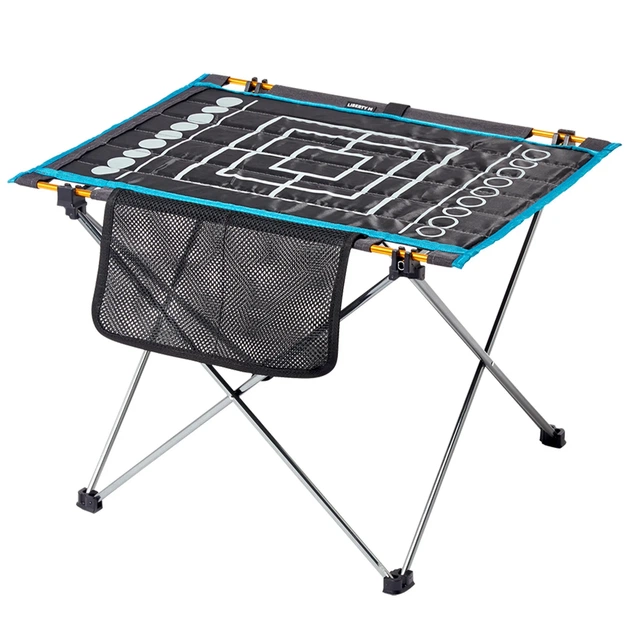 Складной стол Uquip Liberty M 55x43 см серый алюминий полиэстер для пикника и кемпинга - Фото 3 Складной стол Uquip Liberty M 55x43 см серый алюминий полиэстер для пикника и кемпинга - изображение 3