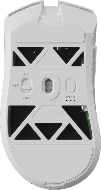 Миша GamePro Genesis Hollow Wireless/Bluetooth/USB White (GM870HW) - Фото 5 Миша GamePro Genesis Hollow Wireless/Bluetooth/USB White (GM870HW) - зображення 5