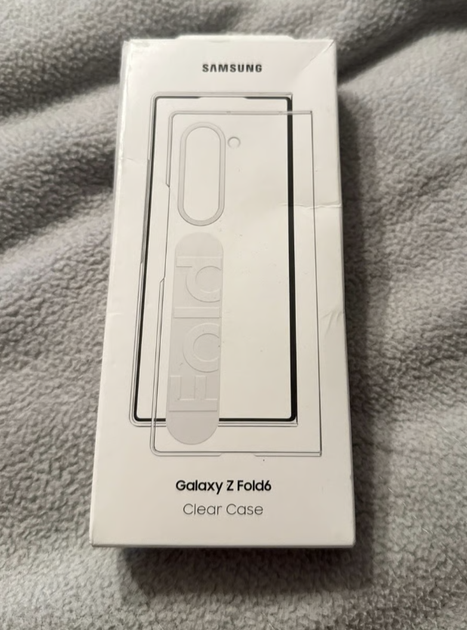 Чехол Samsung Galaxy Z Fold 6 Clear Case - Фото 2 Чехол Samsung Galaxy Z Fold 6 Clear Case - изображение 2