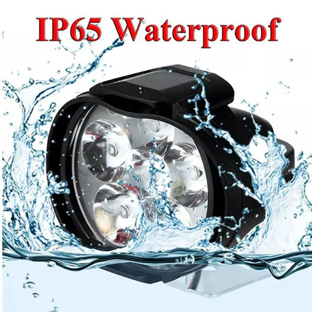 Светодиодная фара дополнительного света для мототехники 6 LED (15Вт, 1500 Лм) 12V 1шт - изображение 3