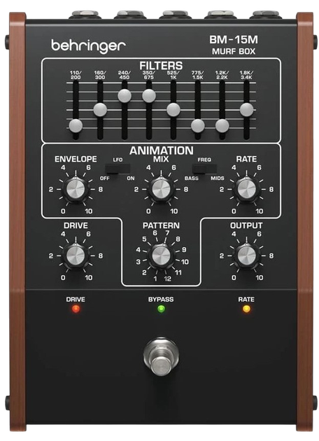 Педаль эффектов Behringer BM-15M — резонансный фильтр (4033653000536) - Фото 1 Педаль эффектов Behringer BM-15M — резонансный фильтр (4033653000536) - изображение 1