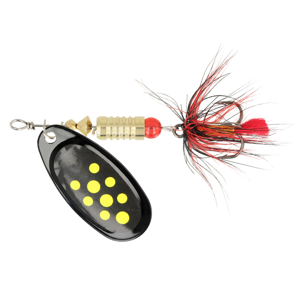 Блесна ZEOX Dominator №3 6г 011 Black/Yellow Dot - Фото 1 Блесна ZEOX Dominator №3 6г 011 Black/Yellow Dot - изображение 1
