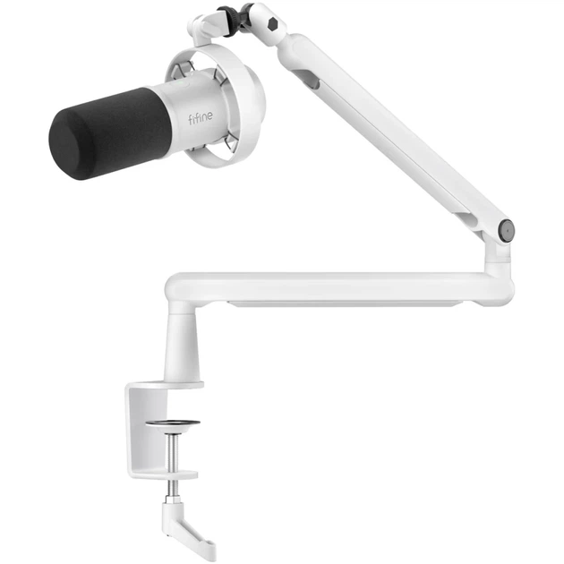 Микрофон динамический Fifine T688W White (5410464334668) - Фото 3 Микрофон динамический Fifine T688W White (5410464334668) - изображение 3
