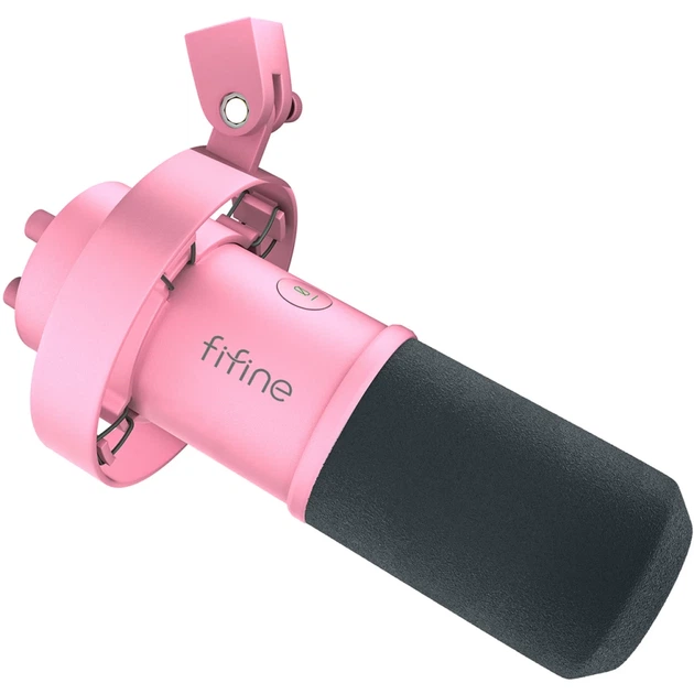 Микрофон динамический Fifine K688P Pink (5410464334842) - Фото 4 Микрофон динамический Fifine K688P Pink (5410464334842) - изображение 4
