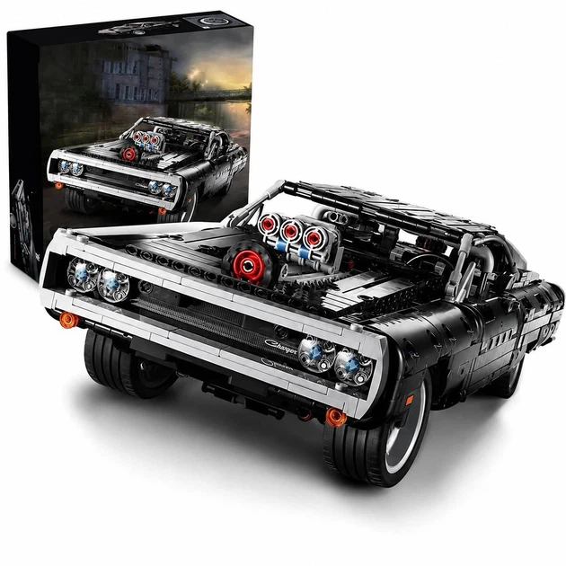 Конструктор машина Technic Dodge Charger Доминика Торетто детский конструктор Додж Чарджер спортивный автомобиль маслкар для сборки для взрослых и детей большой игровой коллекционный набор подарок 1077 деталей - Фото 8 Конструктор машина Technic Dodge Charger Доминика Торетто детский конструктор Додж Чарджер спортивный автомобиль маслкар для сборки для взрослых и детей большой игровой коллекционный набор подарок 1077 деталей - изображение 8