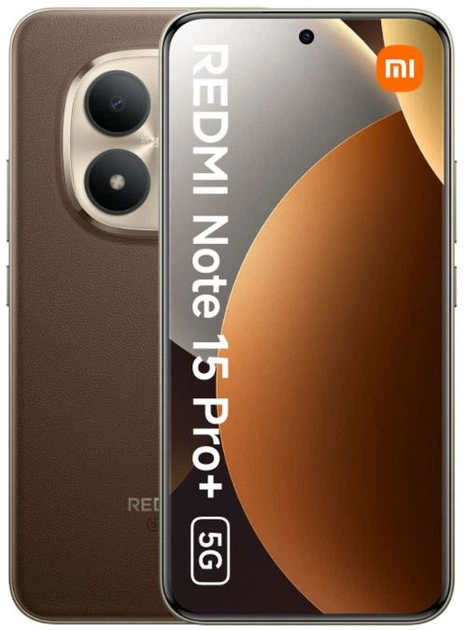 Смартфон Xiaomi Redmi Note 15 Pro+ 5G 8/256GB Brown - Фото 1 Смартфон Xiaomi Redmi Note 15 Pro+ 5G 8/256GB Brown - зображення 1