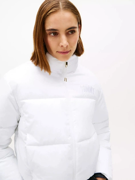 Куртка зимняя короткая женская Tommy Hilfiger 176747941 XL Белая (1161148542) - изображение 2