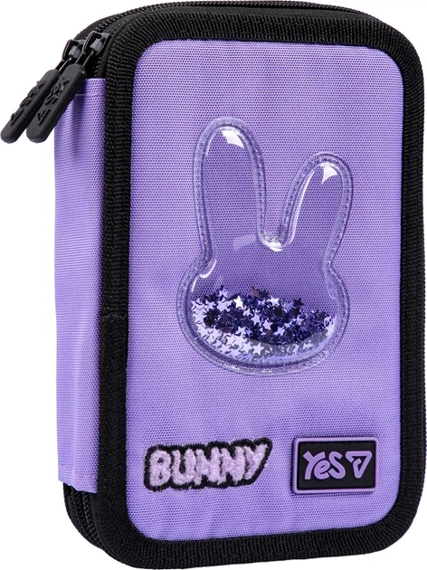 Пенал твердий Yes подвійний HP-01 Shiny Bunny (533708) - Фото 2 Пенал твердий Yes подвійний HP-01 Shiny Bunny (533708) - изображение 2