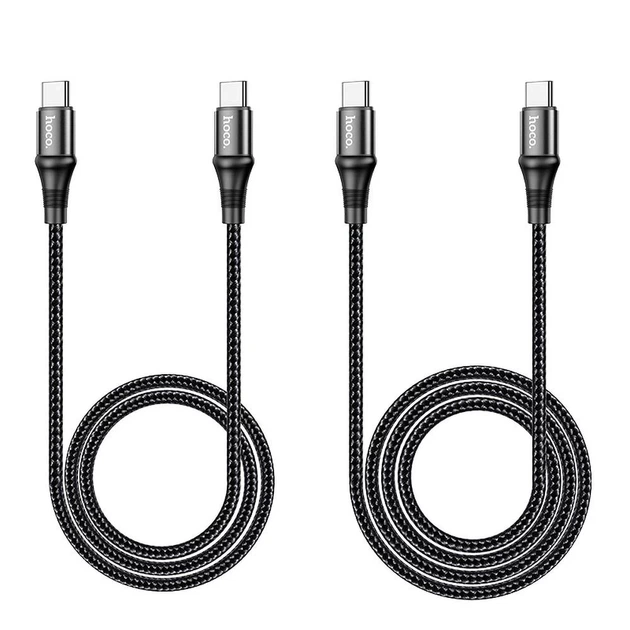 Кабель Hoco X50 USB C до USB C PD 5A 100W 1 м Black (6931474734259) - изображение 2