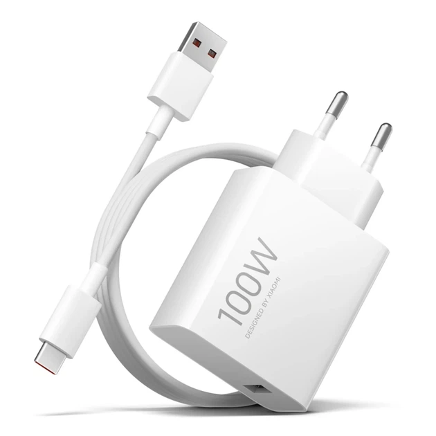 Сетевое зарядное устройство Xiaomi MY-19-ER 100W 6.1A 1 x USB-A с кабелем USB-C White (6932554485337) - Фото 1 Сетевое зарядное устройство Xiaomi MY-19-ER 100W 6.1A 1 x USB-A с кабелем USB-C White (6932554485337) - изображение 1