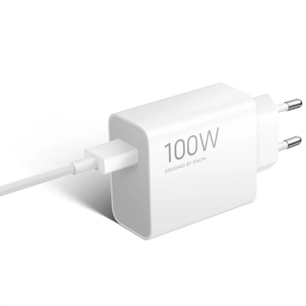 Сетевое зарядное устройство Xiaomi MY-19-ER 100W 6.1A 1 x USB-A с кабелем USB-C White (6932554485337) - Фото 3 Сетевое зарядное устройство Xiaomi MY-19-ER 100W 6.1A 1 x USB-A с кабелем USB-C White (6932554485337) - изображение 3