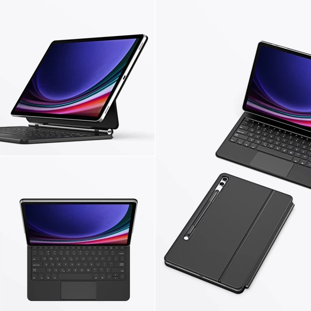 Чехол DUX DUCIS Keyboard MK Series с клавиатурой Bluetooth для Samsung Galaxy Tab S9+ / S8+ / S7+ Black (6971824159493) - Фото 7 Чехол DUX DUCIS Keyboard MK Series с клавиатурой Bluetooth для Samsung Galaxy Tab S9+ / S8+ / S7+ Black (6971824159493) - изображение 7
