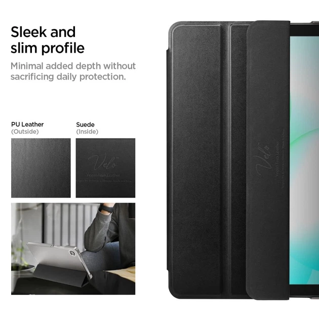 Чехол Spigen Smart Fold для Galaxy Tab A11 8.7 X133 / X135 Matte Black (ACS11175) - Фото 11 Чехол Spigen Smart Fold для Galaxy Tab A11 8.7 X133 / X135 Matte Black (ACS11175) - изображение 11