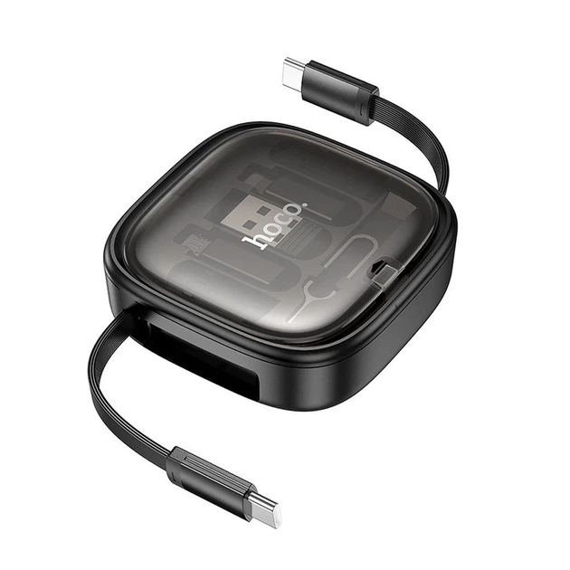 Кабель Hoco U140 All-in-one PD 3A 60W 0.95 m зі змінними наконечниками Black (6942007642064) - Фото 1 Кабель Hoco U140 All-in-one PD 3A 60W 0.95 m зі змінними наконечниками Black (6942007642064) - зображення 1