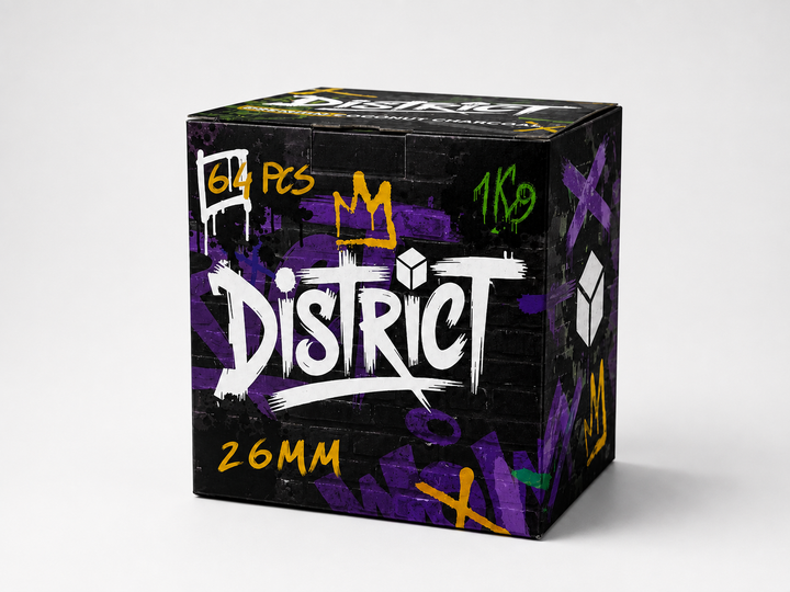 Вугілля для кальяну Кокосове District 1кг - Фото 1 Вугілля для кальяну Кокосове District 1кг - зображення 1