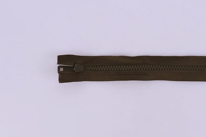 Zipper Тракторная молния, хаки, 100см, 2 бегунка - изображение 2