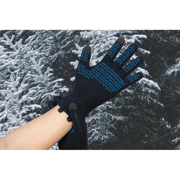 Рукавички водонепроникні Dexshell ThermFit 3.0 Gloves, темно-блакитні, розмір M - изображение 2