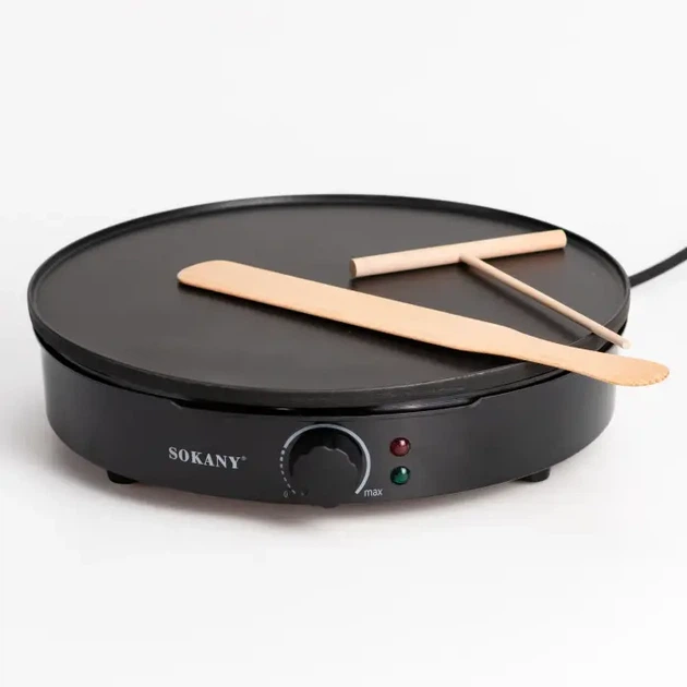 Млинниця електрична Sokany SK-BBQ-842 електромлинниця Ø30 см автоматична млинниця для дому професійна - изображение 8