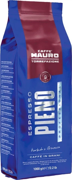 Кава в зернах Caffè Mauro Espresso Pieno Professional 1 кг - Фото 1 Кава в зернах Caffè Mauro Espresso Pieno Professional 1 кг - изображение 1