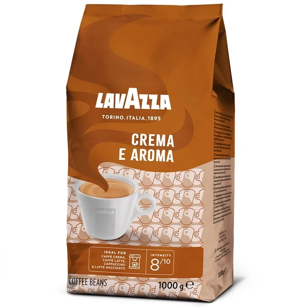 Кава в зернах Lavazza Crema Aroma 1 кг - Фото 1 Кава в зернах Lavazza Crema Aroma 1 кг - изображение 1