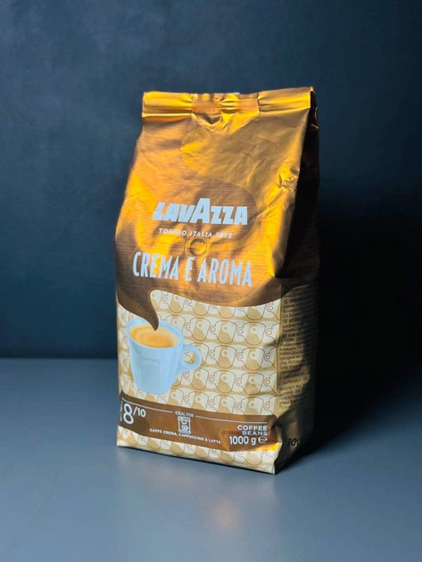Кава в зернах Lavazza Crema Aroma 1 кг - Фото 2 Кава в зернах Lavazza Crema Aroma 1 кг - изображение 2