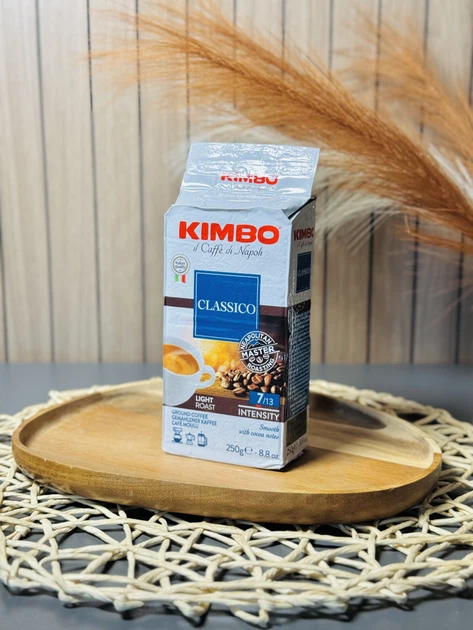 Кава мелена Kimbo AROMA CLASSICO мелена 250г - Фото 2 Кава мелена Kimbo AROMA CLASSICO мелена 250г - зображення 2