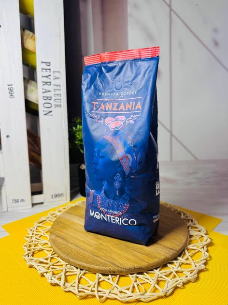 Кава зернах Monterico Tanzania 100% 1кг - изображение 2