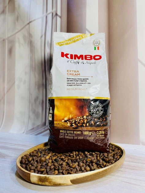 Кава у зернах Kimbo Extra Cream у зернах 1 кг - зображення 2