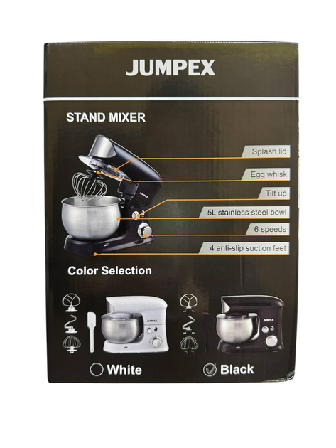 Планетарный тестомес Jumpex SC-635 (3200 Вт, 5 л) Черный - Фото 3 Планетарный тестомес Jumpex SC-635 (3200 Вт, 5 л) Черный - изображение 3