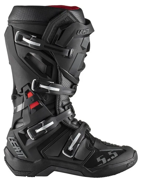 Мотоботы Leatt 5.5 FlexLock Boot Black, размер 13 - Фото 2 Мотоботы Leatt 5.5 FlexLock Boot Black, размер 13 - изображение 2